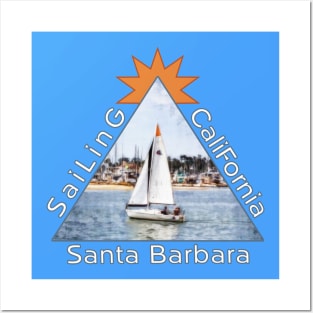 Sailing Santa Barbara California Posters and Art